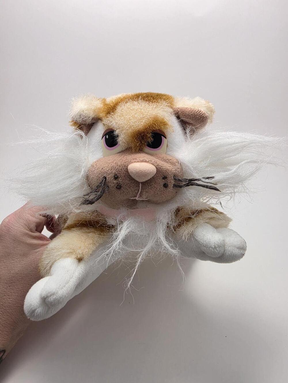 Vintage Tabby Cat Pound Purries Plush Vintage Collectible (6 inch)